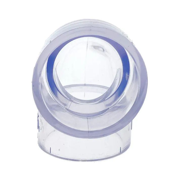 透明DA継手90度エルボ DL25