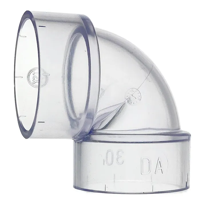 透明DA継手90度エルボ DL30