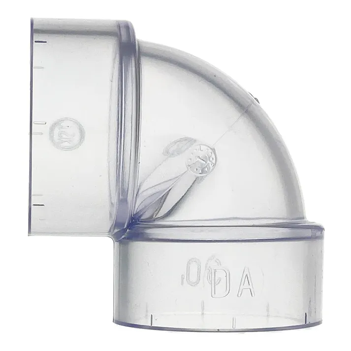 透明DA継手90度エルボ DL30