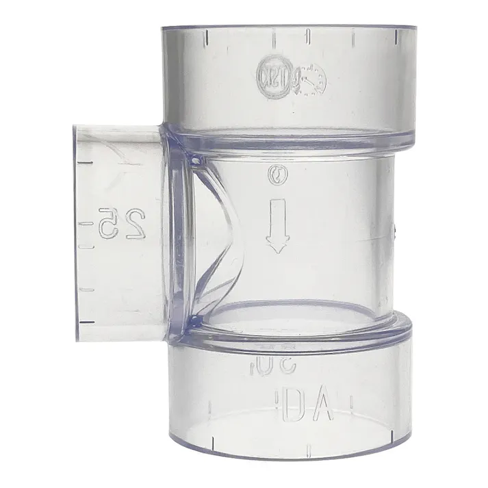 透明DA継手90度YDT 30×25