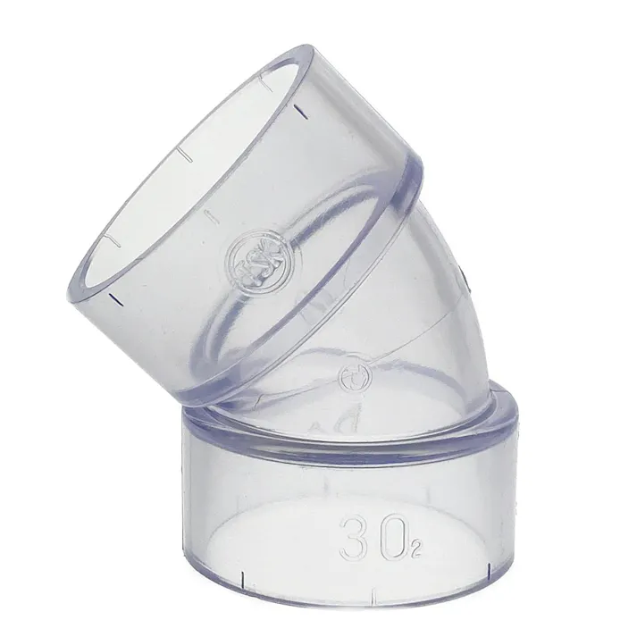 透明DA継手45度エルボ 45L30