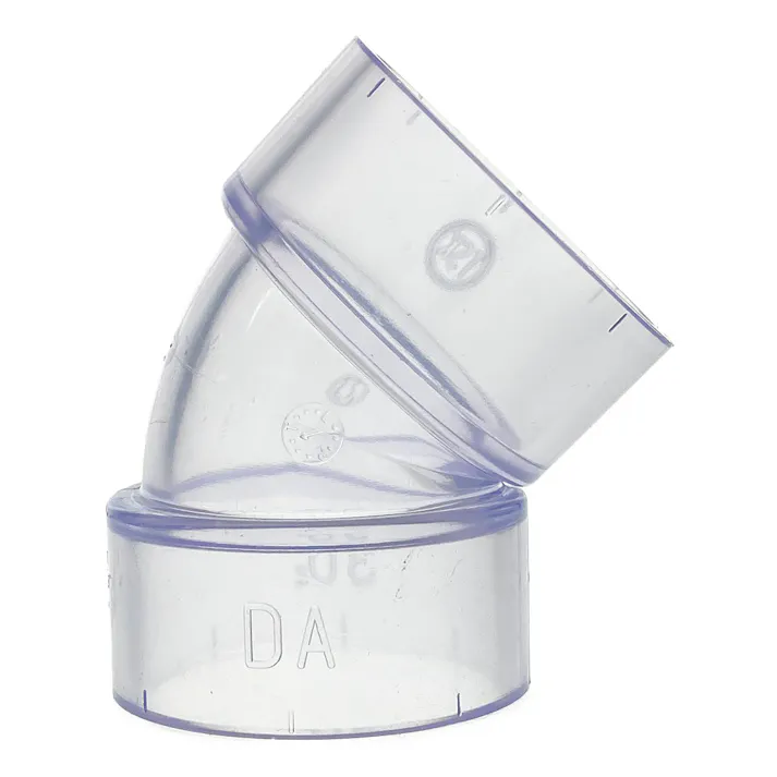 透明DA継手45度エルボ 45L30