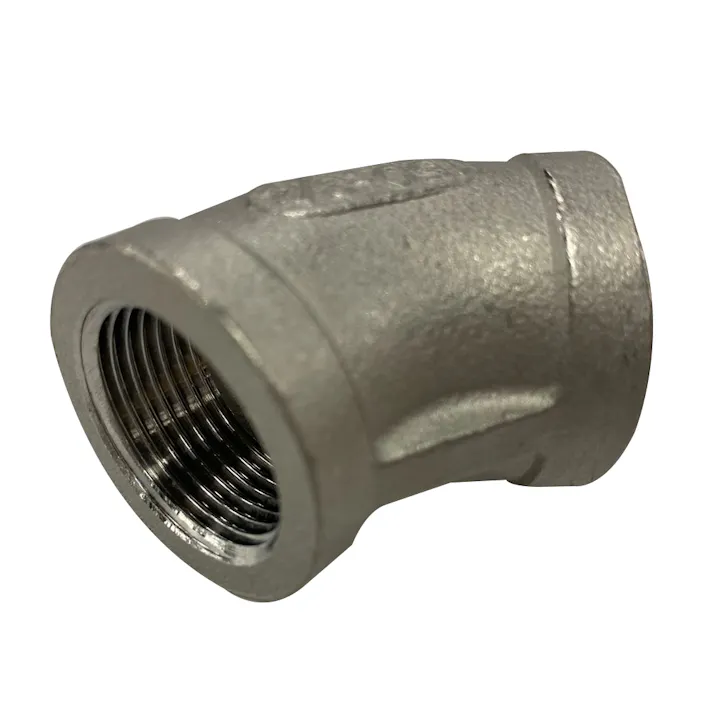 ステンレス継手 45エルボP45L3/8【別送品】
