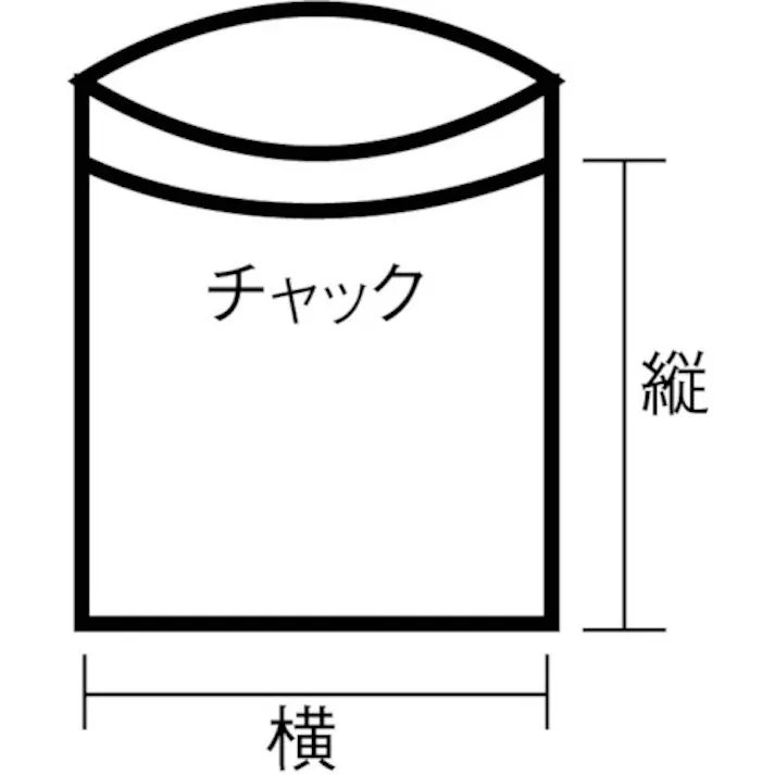 【CAINZ-DASH】生産日本社 チャック付ポリ袋 ユニパック(厚手) H-8 透明 縦240×横170×厚さ0.08mm 100枚入 H-8【別送品】