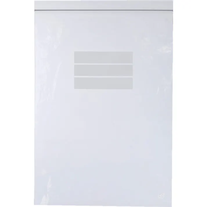 【CAINZ-DASH】生産日本社 チャック付ポリ袋 ユニパック MARK-8J 透明 縦340×横240×厚さ0.08mm 100枚入 MARK-8J【別送品】