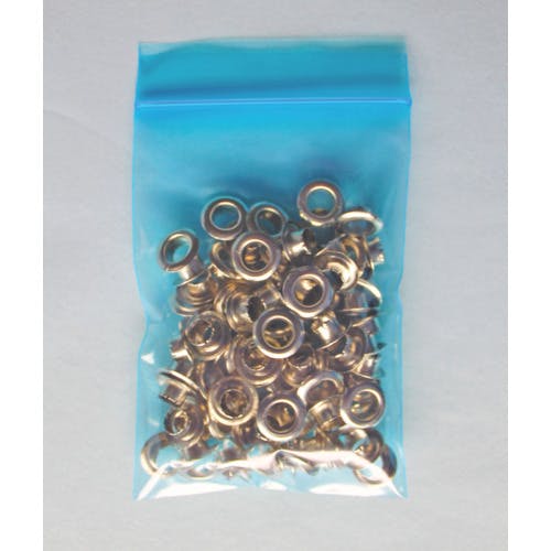 袋 CAINZ-DASH】生産日本社 チャック付ポリ袋 ユニパック C－4 半透明青