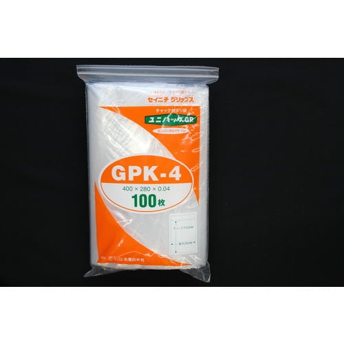 CAINZ-DASH】生産日本社 チャック袋 「ユニパックGP」GP Kー4