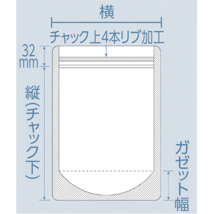 【CAINZ-DASH】生産日本社 「ラミジップ」　アルミタイプ　白　１８０×１２０＋３５　（５０枚入） AL-12W【別送品】