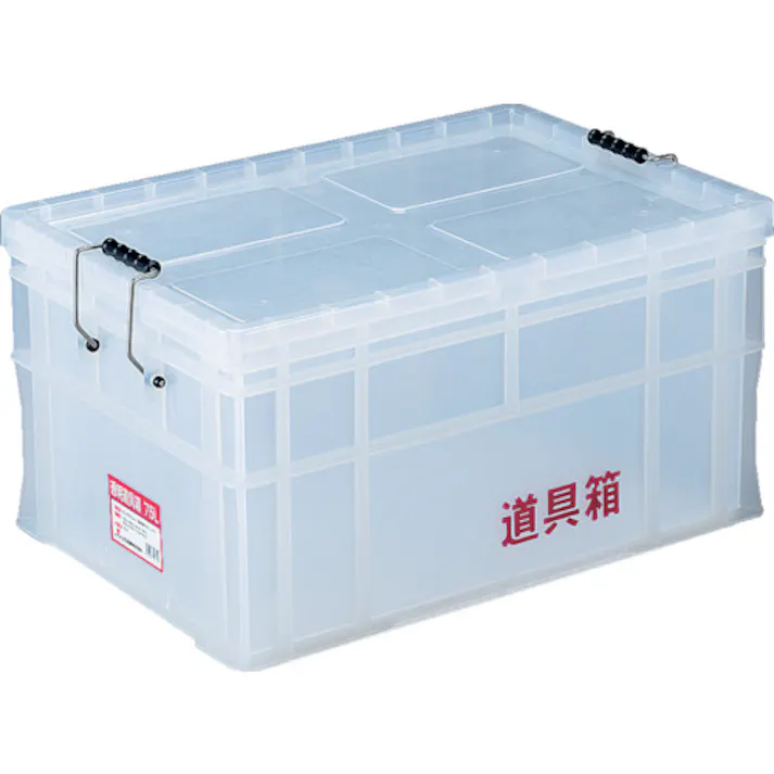 【CAINZ-DASH】リス興業 透明道具箱 75L N-75L【別送品】