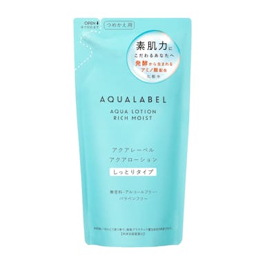 資生堂 アクアレーベル アクアローション しっとり つめかえ用 180ml