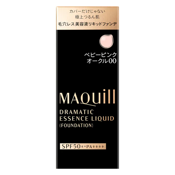 マキアージュ ドラマティックエッセンスリキッド ベビーピンクオークル00 SPF50+ PA++++ 25ml