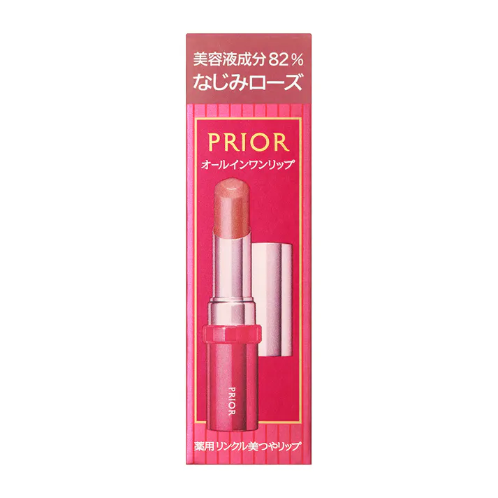 プリオール 薬用 リンクル美つやリップ なじみローズ 3.5g