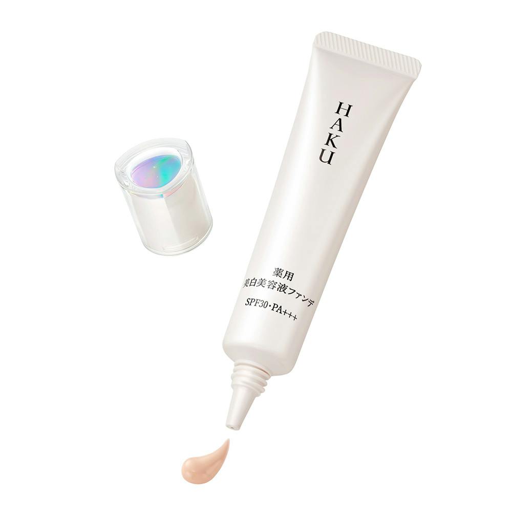 HAKU 薬用 美白美容液ファンデ ライトベージュ SPF30 PA+++ 30g