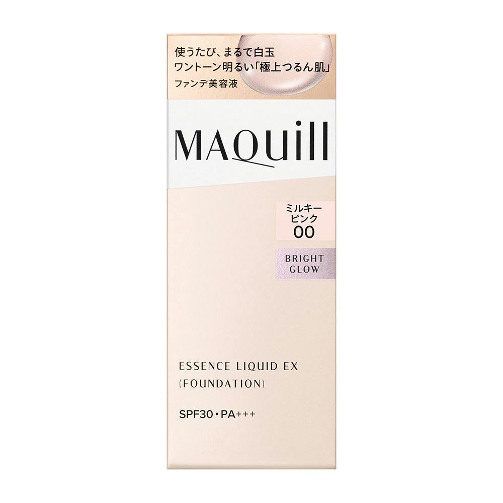 マキアージュ エッセンスリキッドEX ファンデーション ミルキーピンク00 ブライトグロウ SPF30 PA+++