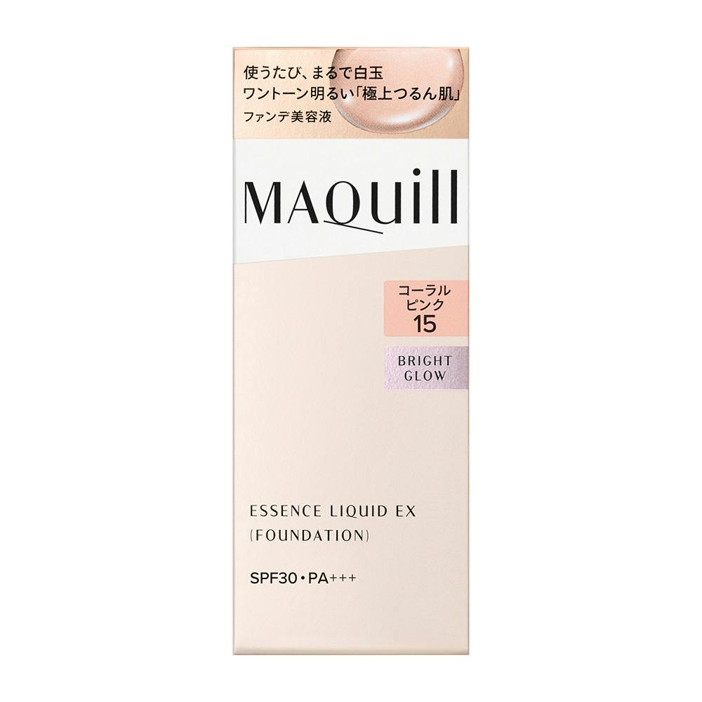 マキアージュ エッセンスリキッドEX ファンデーション コーラルピンク15 ブライトグロウ SPF30 PA+++