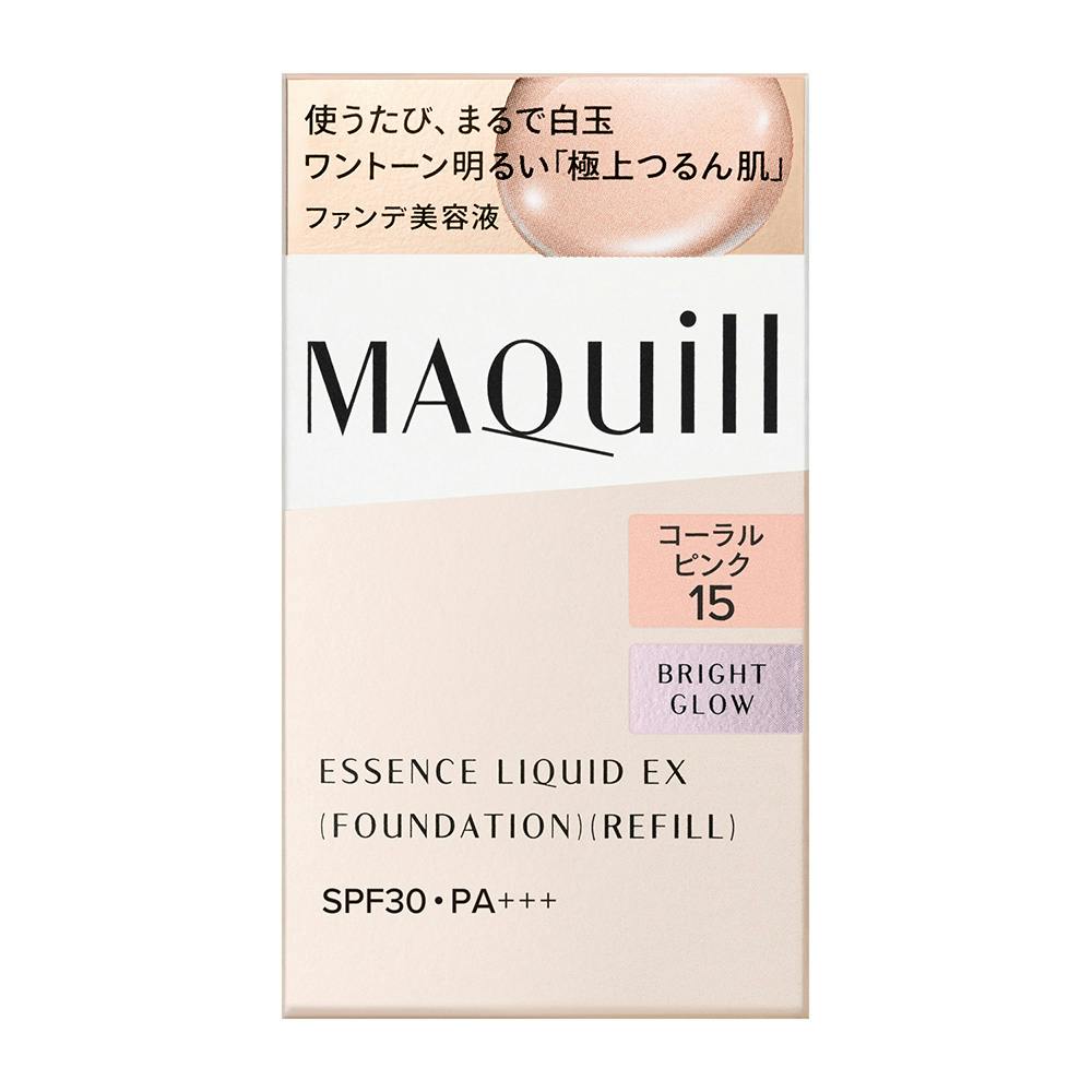 マキアージュ エッセンスリキッドEX ファンデーション レフィル コーラルピンク15 ブライトグロウ SPF30 PA+++