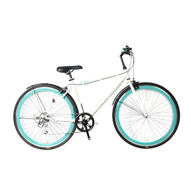 【自転車】《サイモト自転車》アーデルクロスG6 700C ホワイト(販売終了)