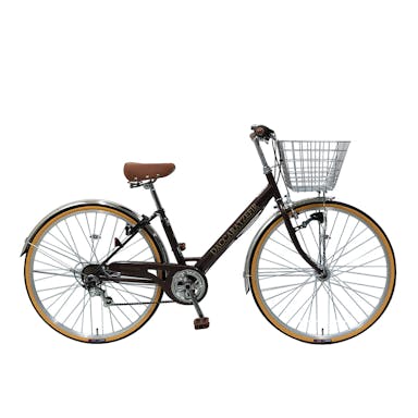 【自転車】《サイモト自転車》ダカラットゼフィール 27インチ G6 ブラウン