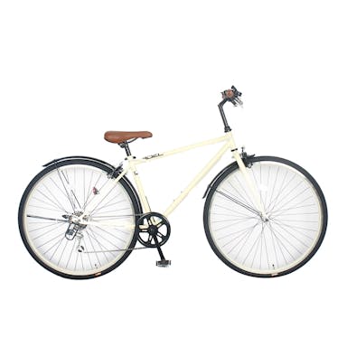 【自転車】《サイモト自転車》アーデル 700C 外装6段 オイスターホワイト(販売終了)