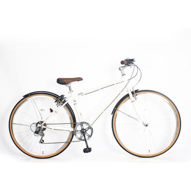 【自転車】《サイモト自転車》アーデル 700C G6 ホワイト