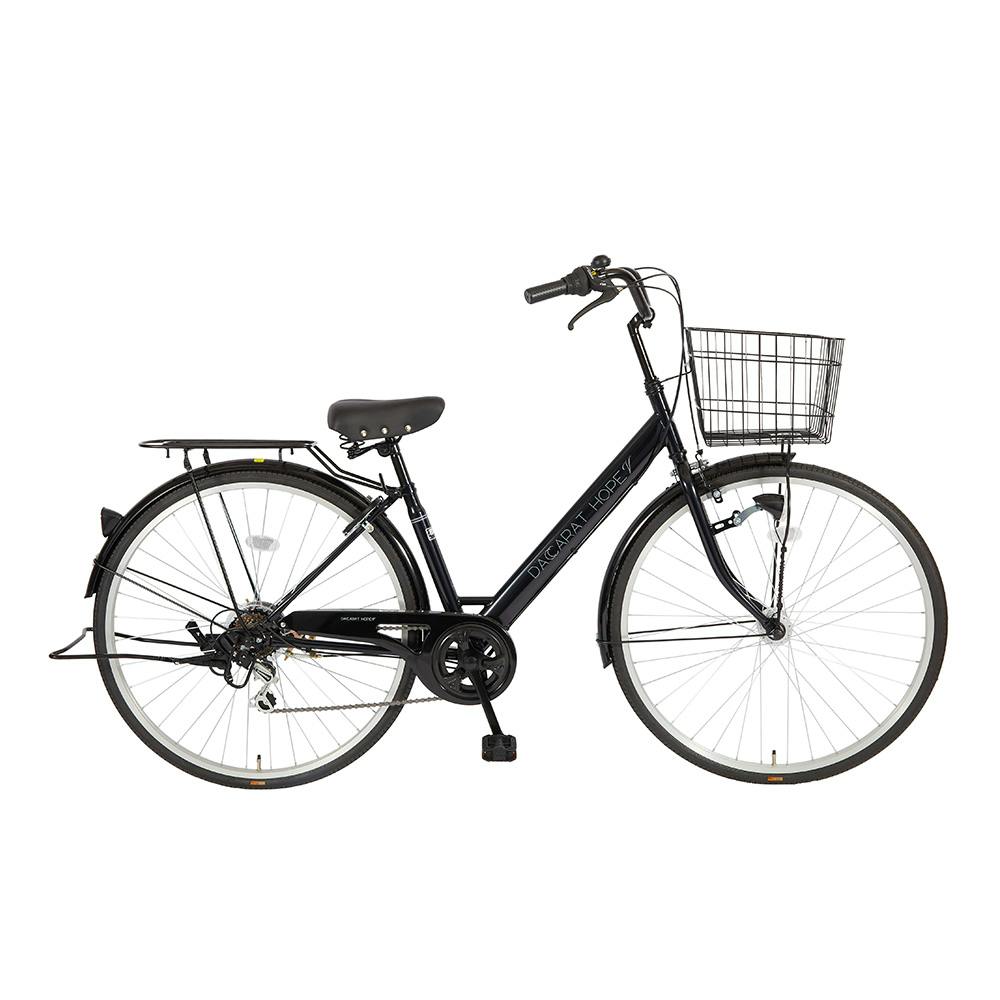 【自転車】ダカラットホープV276軽快 27インチ パールブラック