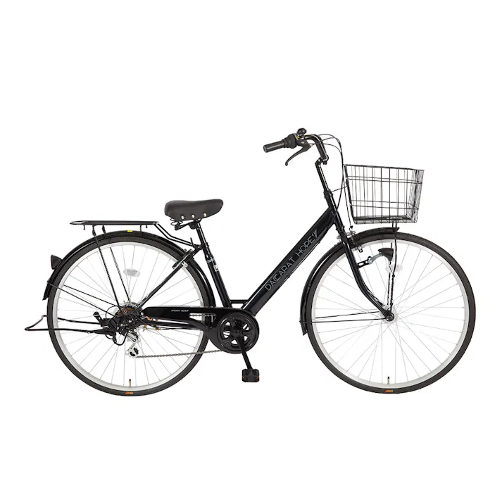 【自転車】ダカラットホープV276軽快 27インチ パールブラック