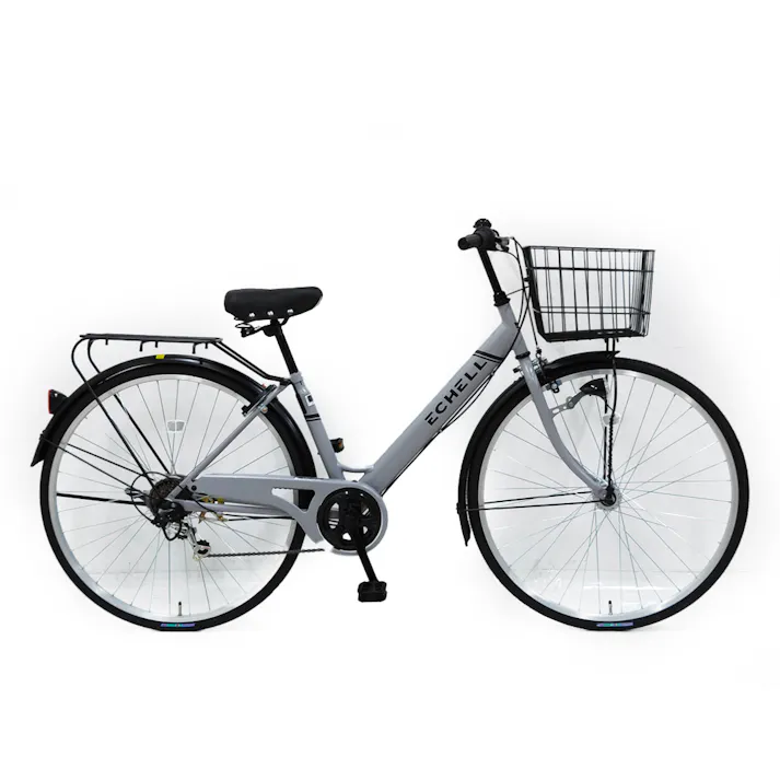 【自転車】エシェール 27型 外装6段 マットグレー