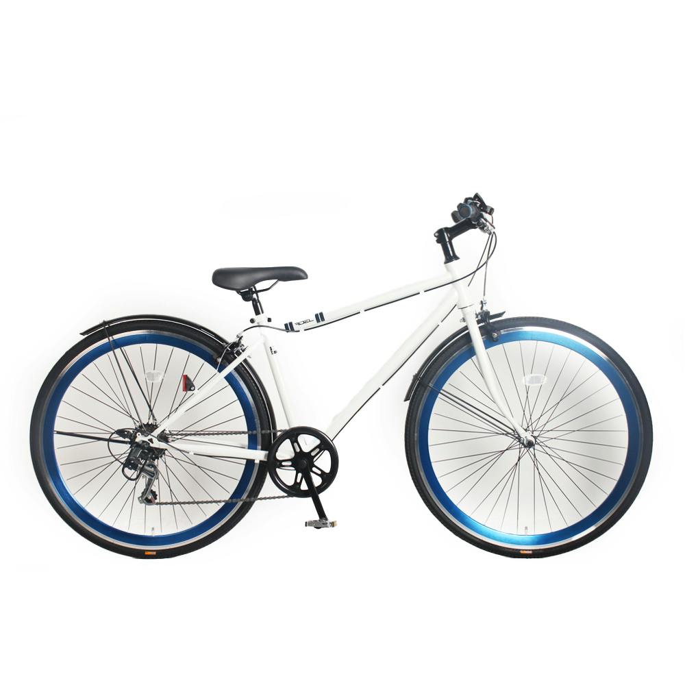 自転車】《サイモト自転車》アーデル 700C G6 WH/BL | クロスバイク 
