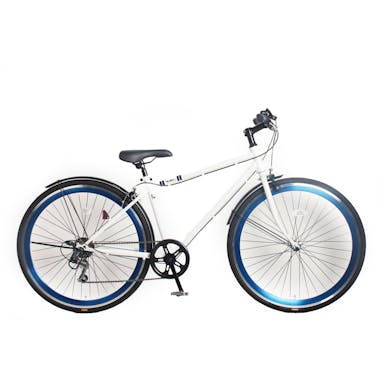 【自転車】《サイモト自転車》アーデル 700C G6 WH/BL