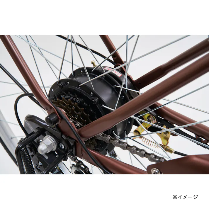 【自転車】電動アシスト自転車 e-CONSCIOUS イーコンシャス COCOTTE ココット 26インチ 外装6段 マットアイボリー