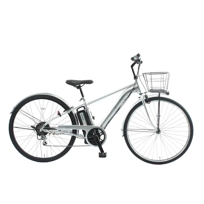 【自転車】電動アシスト自転車 e-CONSCIOUS イーコンシャス CROSS クロス 700×38C 外装6段 マットシルバー