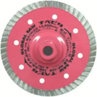 【CAINZ-DASH】モトユキ ダイヤモンドカッター グローバルソー ナベピタ(乾式) 外径105mm NP-105【別送品】