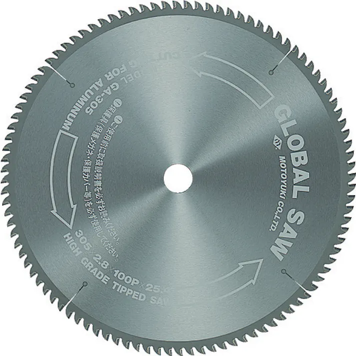 【CAINZ-DASH】モトユキ グローバルソー アルミ用 外径380mm GA-380-100【別送品】