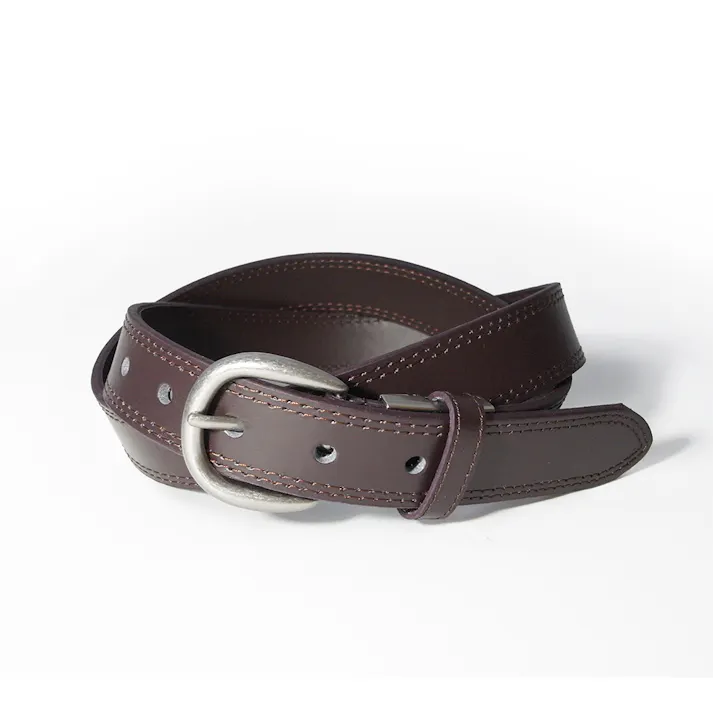 伸縮カジュアルベルト こげ茶 30mm