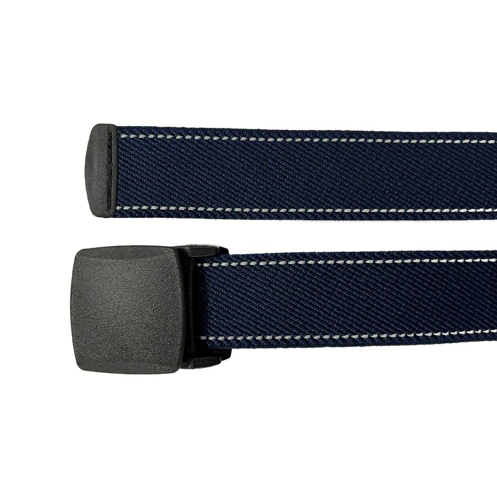 プラバックルストレッチベルト ネイビー | 作業着・作業服・安全靴