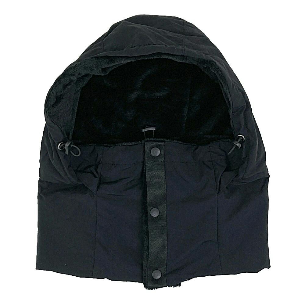 2WAYフードネックウォーマー ブラック | 作業着・作業服・安全靴 通販