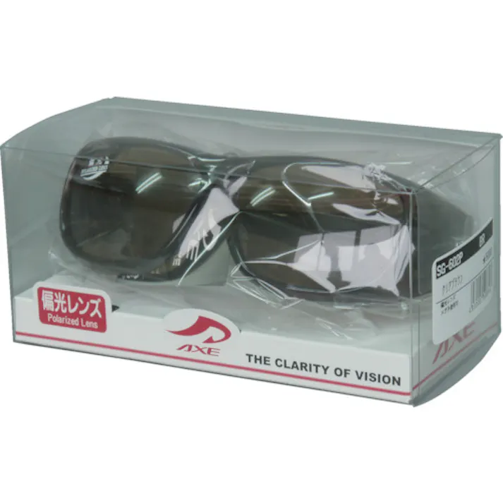 【CAINZ-DASH】アックス サングラス 偏光オーバーグラス SG-602P ブラウン SG-602P BR【別送品】