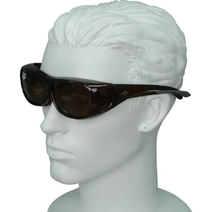 【CAINZ-DASH】アックス サングラス 偏光オーバーグラス SG-602P ブラウン SG-602P BR【別送品】