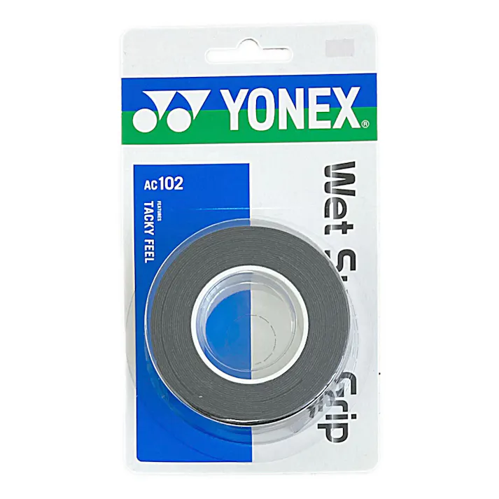 ヨネックス ウェットスーパーグリップ ブラック AC102 007 3本入