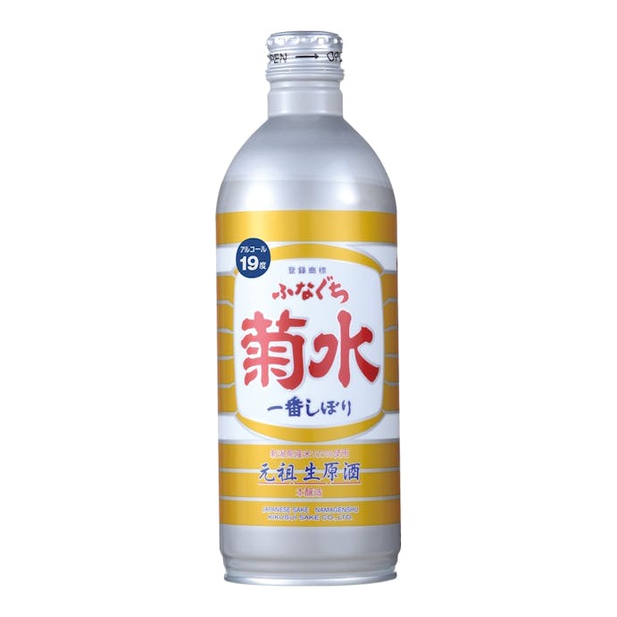 生原酒 ふなぐち菊水一番しぼり ボトル缶 500ml【別送品】