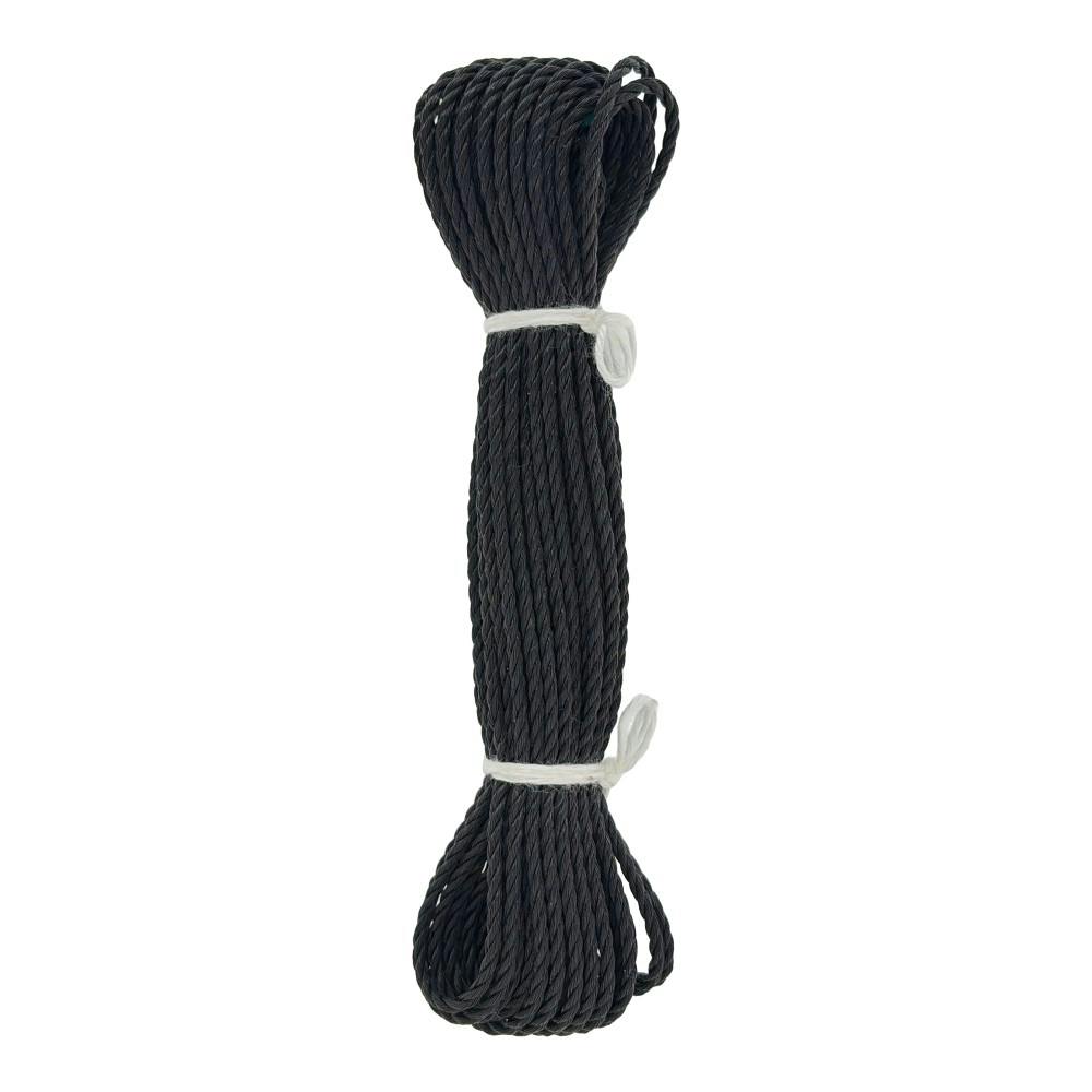 ポリエチレンロープ 黒 (約)径3mm×長さ10m | 接着・補修・梱包 通販