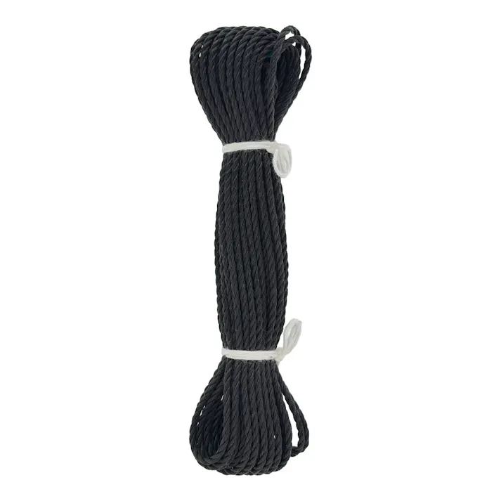 ポリエチレンロープ 黒 (約)径3mm×長さ10m