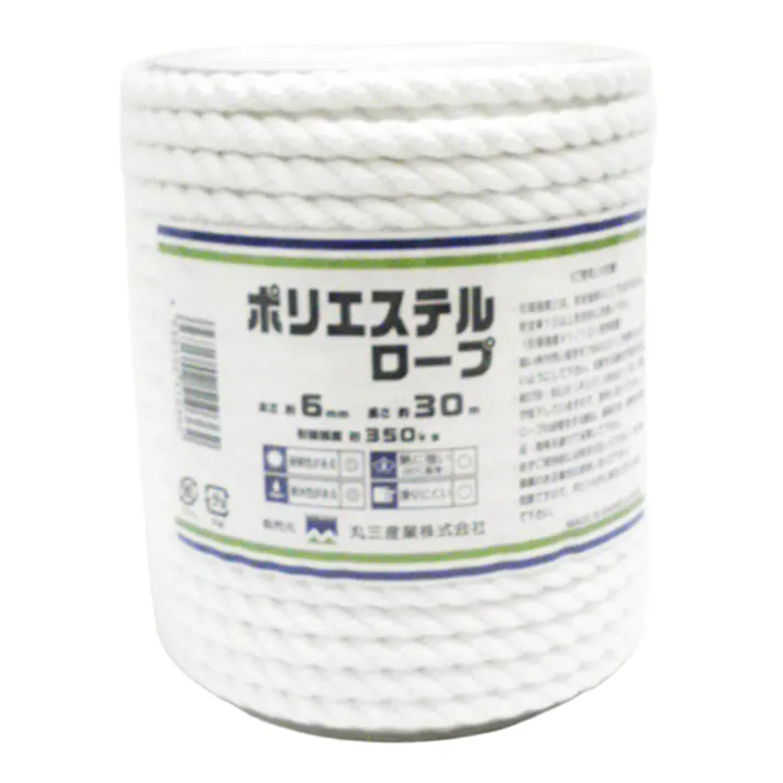 ポリエステルロープ (約)径6mm×長さ30m
