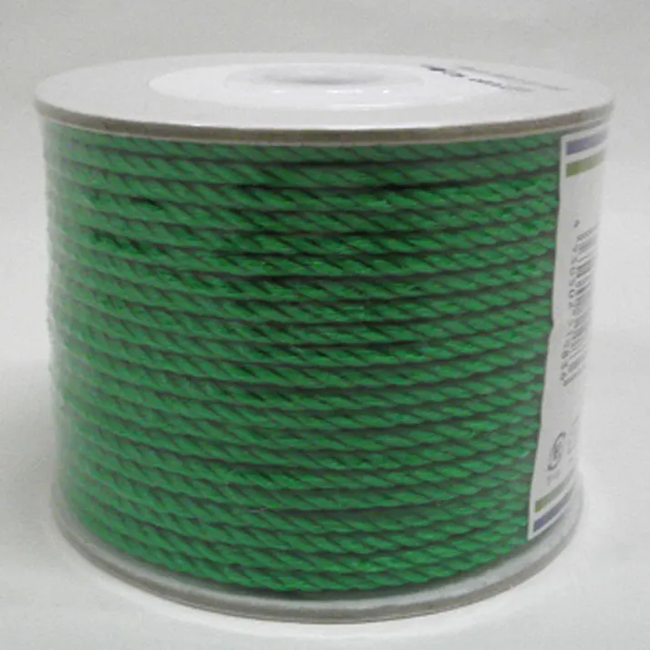 ポリエチレンロープ 緑 (約)径3mm×長さ50m