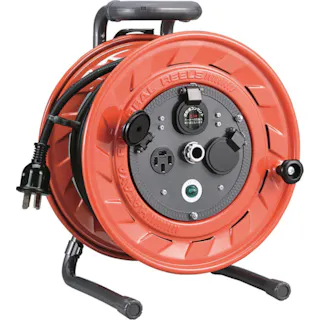 【CAINZ-DASH】ハタヤリミテッド AP型 三相200V型コードリール 20m アース付 AP-202M【別送品】