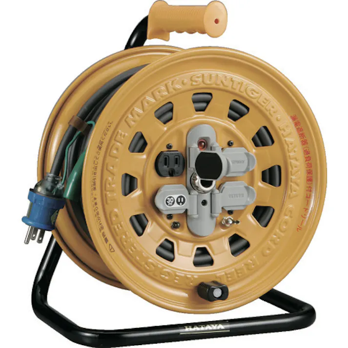 【CAINZ-DASH】ハタヤリミテッド サンタイガーリール 単相100V 20m アース・ブレーカー付 BG-201KX【別送品】