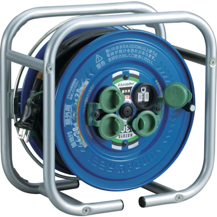 【CAINZ-DASH】ハタヤリミテッド 段積みリールケーブルタイプ 標準型 接地付 DSG-30K【別送品】