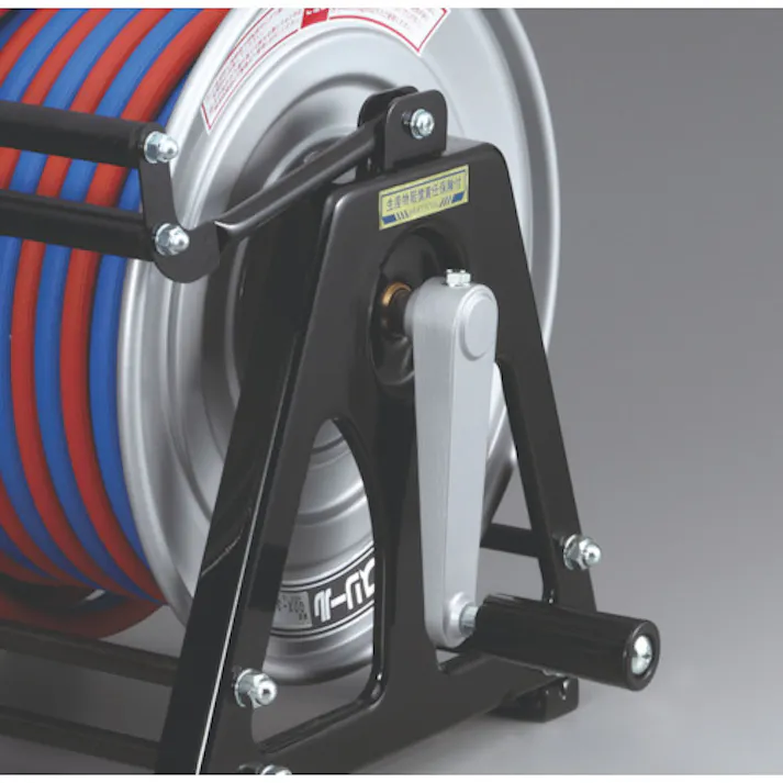 【CAINZ-DASH】ハタヤリミテッド ガスリール 30mφ5.0 特殊合成ゴム製ツインホース(逆火防止器付) GDX-30Z【別送品】