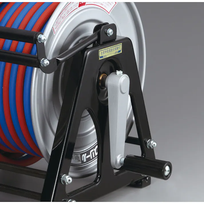 【CAINZ-DASH】ハタヤリミテッド ガスリール 30mφ5.0 特殊合成ゴム製ツインホース(逆火防止器付) GDX-30Z【別送品】