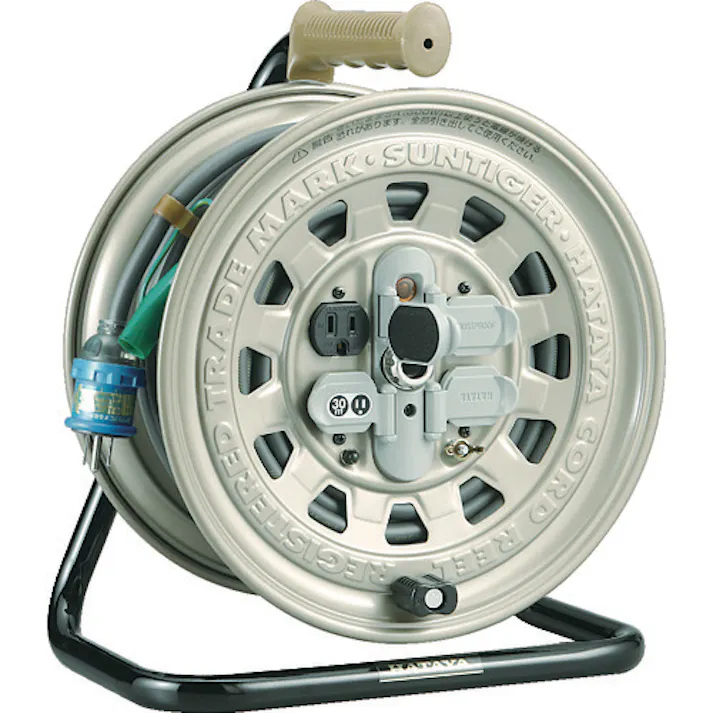 【CAINZ-DASH】ハタヤリミテッド サンタイガーリール 単相100Vアース付 30m GT-301KX【別送品】